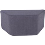 BURO YORK OTTOMAN TRAPEZIOD CHARCOAL