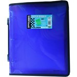 BANTEX ZIPPER RING BINDER 3R 25MM A4 BLUE