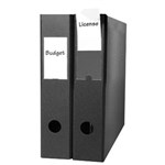 3L SPINE LABEL HOLDERS 55 X 102MM CLEAR PACK 6
