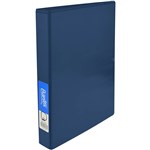 BANTEX INSERT RING BINDER PP 4D 25MM A4 BLUE