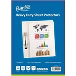 BANTEX HEAVY DUTY SHEET PROTECTORS 125 MICRON A3 CLEAR PACK 25