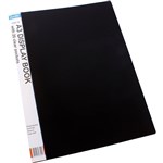 BANTEX DISPLAY BOOK NONREFILLABLE SPINE INSERT 20 POCKET A3 BLACK