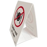 DURUS TENT STAND TABLE NOT IN USE 100 X 150MM BLACKRED