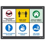 DURUS WALL SIGN KEY MESSAGES RECTANGLE 400 X 300MM