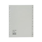 BANTEX PP INDEX DIVIDER AZ A4 GREY