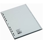 BANTEX PP INDEX DIVIDER 1100 TAB A4 GREY