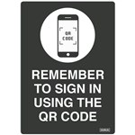 DURUS SELF ADHESIVE DECAL QR CODE CHARCOAL  WHITE PACK 2