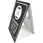 DURUS TENT STAND QR CODE CHARCOAL  WHITE