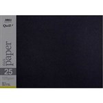 QUILL COLOURED A3 COPY PAPER 125GSM BLACK PACK 250