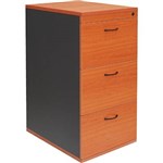 RAPID WORKER FILING CABINET 3 DRAWER 465 X 600 X 998MM CHERRYIRONSTONE
