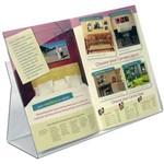 DEFLECTO COOK BOOK HOLDER 297 X 200 X 90MM CLEAR