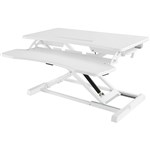 ERGOVIDA SITSTAND DESKTOP WORKSTATION 800 X 615MM WHITE