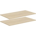 ERGOVIDA DESK TOP 1500 X 750MM NEW OAK PACK 2