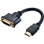 COMSOL DISPLAYPORT ADAPTER HDMI MALE TO DVID SINGLE LINK FEMALE 200MM BLACK