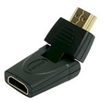 COMSOL SWIVEL ADAPTER HDMI FEMALE TO HDMI MALE BLACK