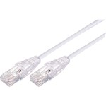 COMSOL ULTRA THIN SNAGLESS PATCH CABLE CAT6A 10GBE UTP 3M WHITE