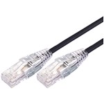 COMSOL ULTRA THIN SNAGLESS PATCH CABLE CAT6A 10GBE UTP 3M BLACK