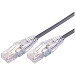 COMSOL ULTRA THIN SNAGLESS PATCH CABLE CAT6A 10GBE UTP 3M GREY