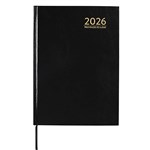 CUMBERLAND 2022 CASEBOUND DIARY 2 PAGE TO DAY 15 MINUTE A4 BLACK