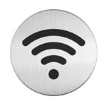 DURABLE PICTOGRAM SIGN WIFI 83MM STAINLESS STEEL