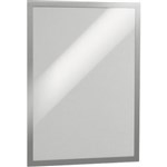 DURABLE DURAFRAME SUN SIGN HOLDER A3 SILVER PACK 2