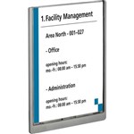 DURABLE CLICK DOOR SIGN HOLDER A4 GREY