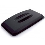 DURABLE DURABIN RECYCLED WASTE BIN LID BLACK