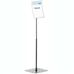 DURABLE DURAVIEW FLOOR STAND A4 SILVER
