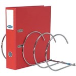 URBAN SPIRAFILE BINDER FILING RACK 4 SLOT CHROME