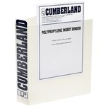 CUMBERLAND EARTHCARE INSERT RING BINDER 2D 40MM A4 WHITE