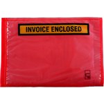 CUMBERLAND PACKAGING ENVELOPE INVOICE ENCLOSED 165 X 115MM RED BOX 1000