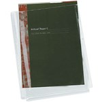 CUMBERLAND SHEET PROTECTORS DOUBLE CAPACITY WITH GUSSET A4 CLEAR PACK 10