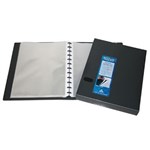 COLBY QUICK TRANSFER DISPLAY BOOK REFILLABLE 60 POCKET A4 BLACK