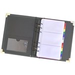 WATERVILLE MAXI BUSINESS CARD BINDER 240 CARD CAPACITY A5 BLACK