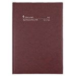 COLLINS 2023 EARLY EDITION APPOINTMENT DIARY DAY TO PAGE 15 MINUTES A4 BURGUNDY
