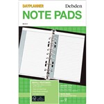 DEBDEN DAYPLANNER DESK EDITION REFILL NOTEPAD 216 X 140MM WHITE PACK 2