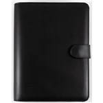 DEBDEN DAYPLANNER DESK EDITION PLANNER SNAP CLOSURE 216 X 140MM BLACK PU