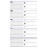 DEBDEN DAYPLANNER EXECUTIVE EDITION REFILL PHONE ADDRESS A4