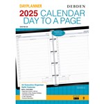 DEBDEN 2022 DAYPLANNER EXECUTIVE EDITION REFILL DAY TO PAGE