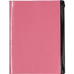 COLLINS FRAMEWORK NOTEBOOK RULED 192 PAGE RESEALABLE BAG COVER A5 PVC PINK