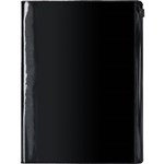 COLLINS FRAMEWORK NOTEBOOK RULED 192 PAGE RESEALABLE BAG COVER A5 PVC BLACK