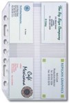 DEBDEN DAYPLANNER PERSONAL EDITION REFILL CREDIT BUSINESS CARD HOLDERS PERSONAL SIZE PACK 3