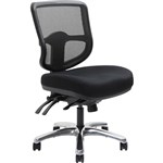ERGOSELECT SWIFT XL GELFORM ERGONOMIC CHAIR HIGH MESH BACK XL SEAT POLISHED ALUMINIUM BASE DESERTER