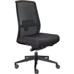JIRRA CHAIR HIGH MESH BACK BLACK