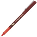 PILOT V7 HITECPOINT LIQUID INK ROLLERBALL PEN MEDIUM 07MM RED