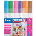 PILOT PINTOR PAINT MARKER BULLET EXTRA FINE 07MM SECONDARY COLOURS PACK 6