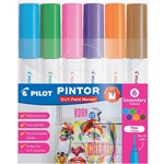 PILOT PINTOR PAINT MARKER BULLET FINE 10MM SECONDARY COLOURS PACK 6