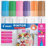 PILOT PINTOR PAINT MARKER BULLET MEDIUM 14MM SECONDARY COLOURS PACK 6