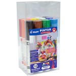 PILOT PINTOR PAINT MARKER BULLET MEDIUM 14MM ASSORTED PACK 12