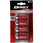DORCY SUPER ALKALINE C BATTERY PACK 4